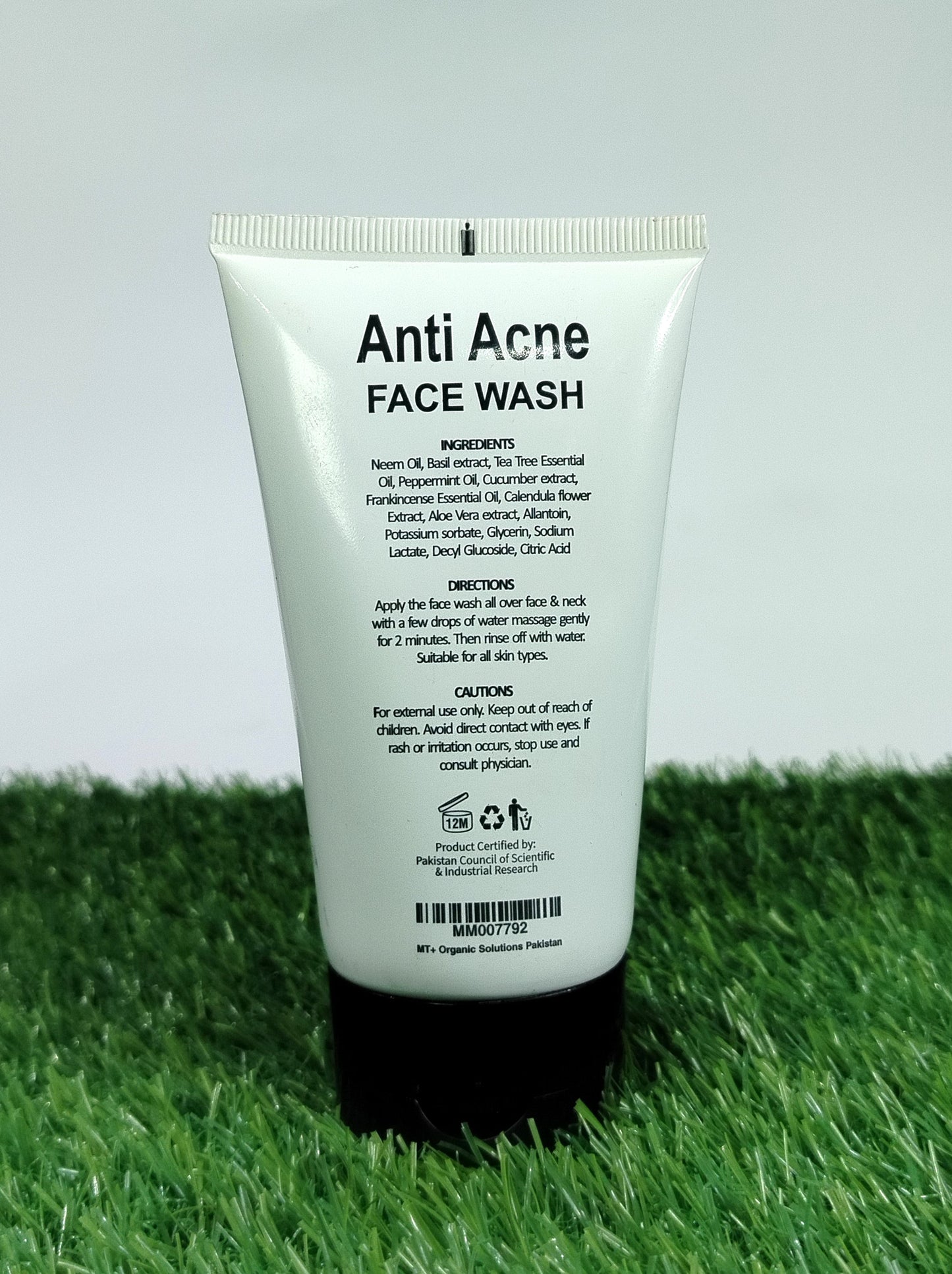 MT ORGANIC SOLUTIONS ANTI ACNE FACE WASH 150ML