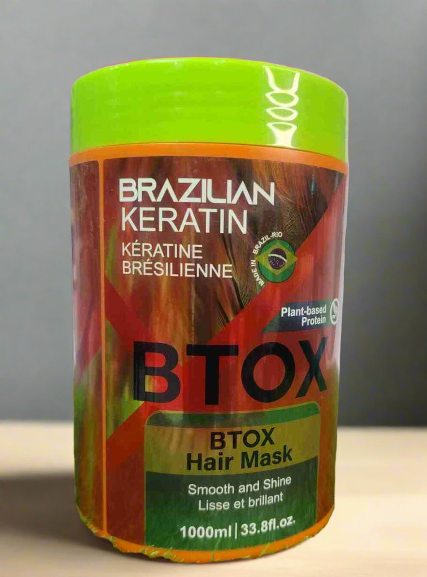 Brazilian Keratin BTOX hair Mask 1000ml smooth and shine