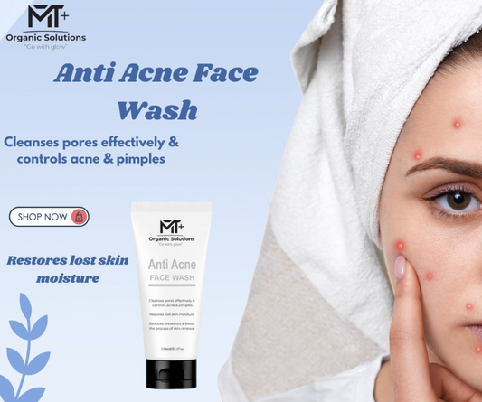 MT ORGANIC SOLUTIONS ANTI ACNE FACE WASH 150ML