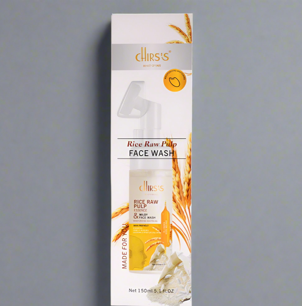 CHIRS'S RICE RAW PULP ESSENCE FACE WASH