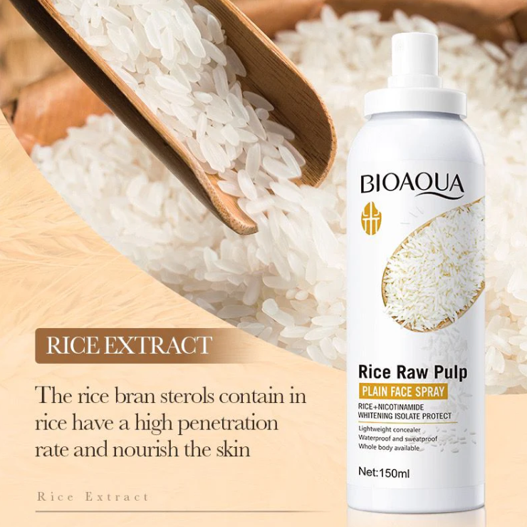 BIOAQUA RICE ROW PULP PLAIN FACE SPRAY 150ml