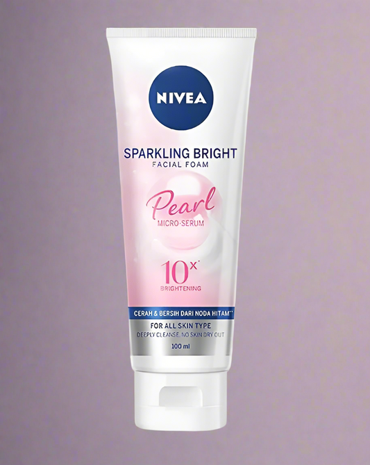 Nivea Sparkling Bright Facial Foam Pearl Micro Serum 10x 100ml