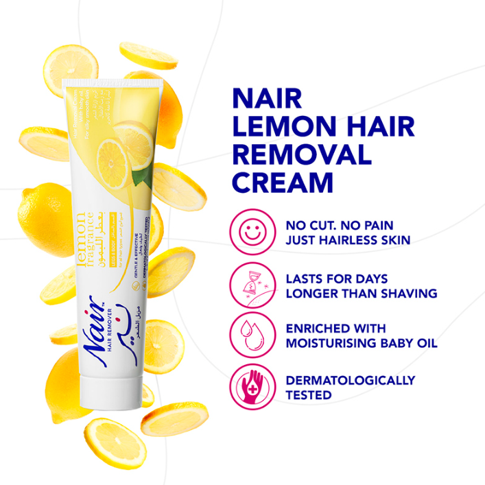 NAIR HAIR REMOVER LOMON FRAGRANCE 110G