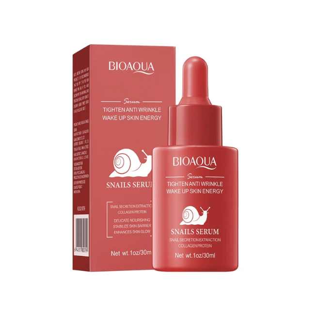 BIOAQUA Anti Wrinkle Skin Tightening Snails Face Serum 30ml