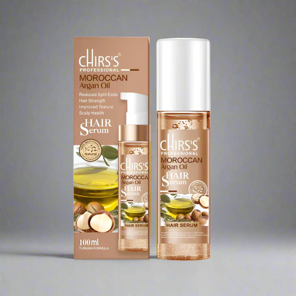 Chris's Professional Moroccan Argan Oil Hair Serum – Ultimate Nourishment & Protection