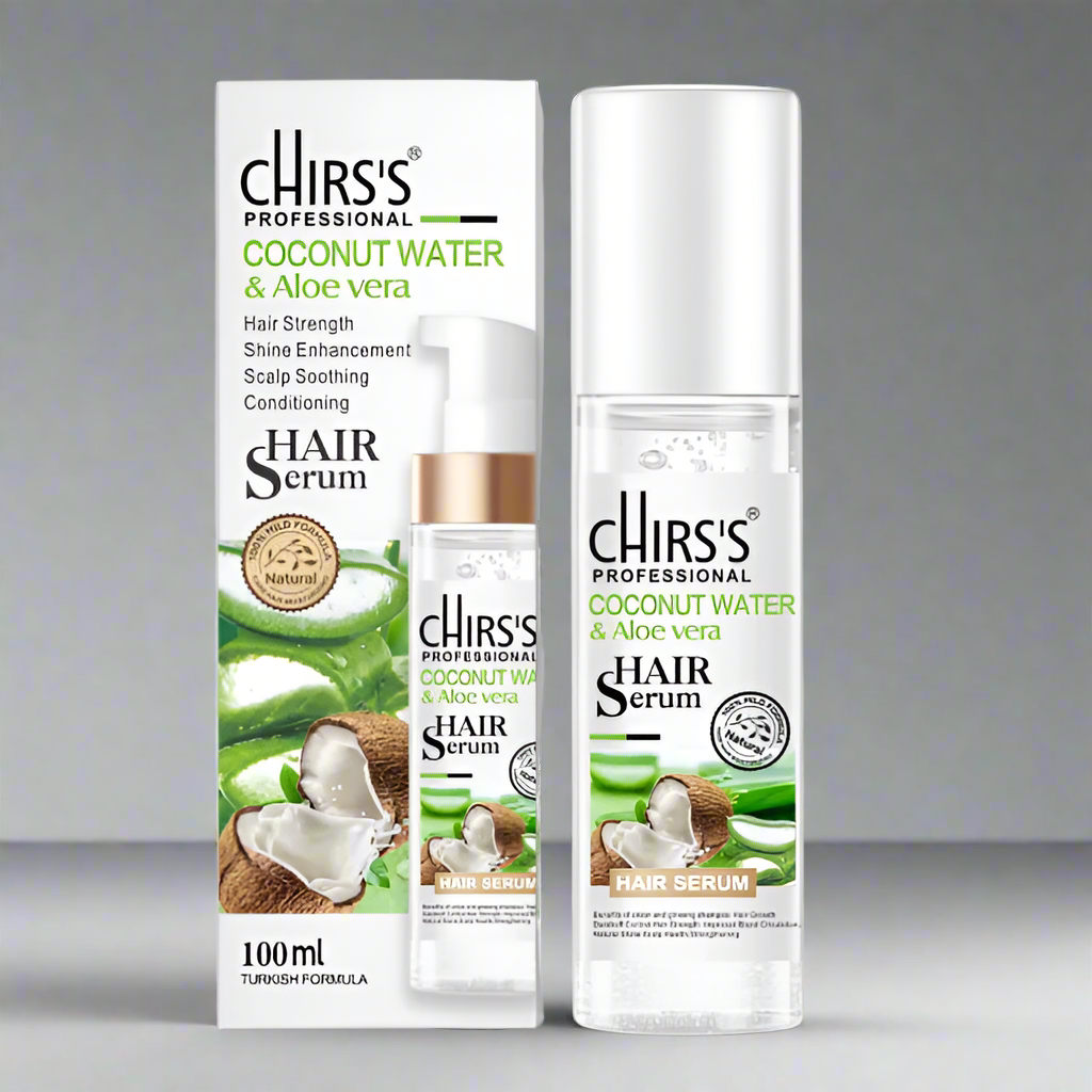 CHIRSS Professional Coconut Water & Aloe Vera Hair Serum – 100ml